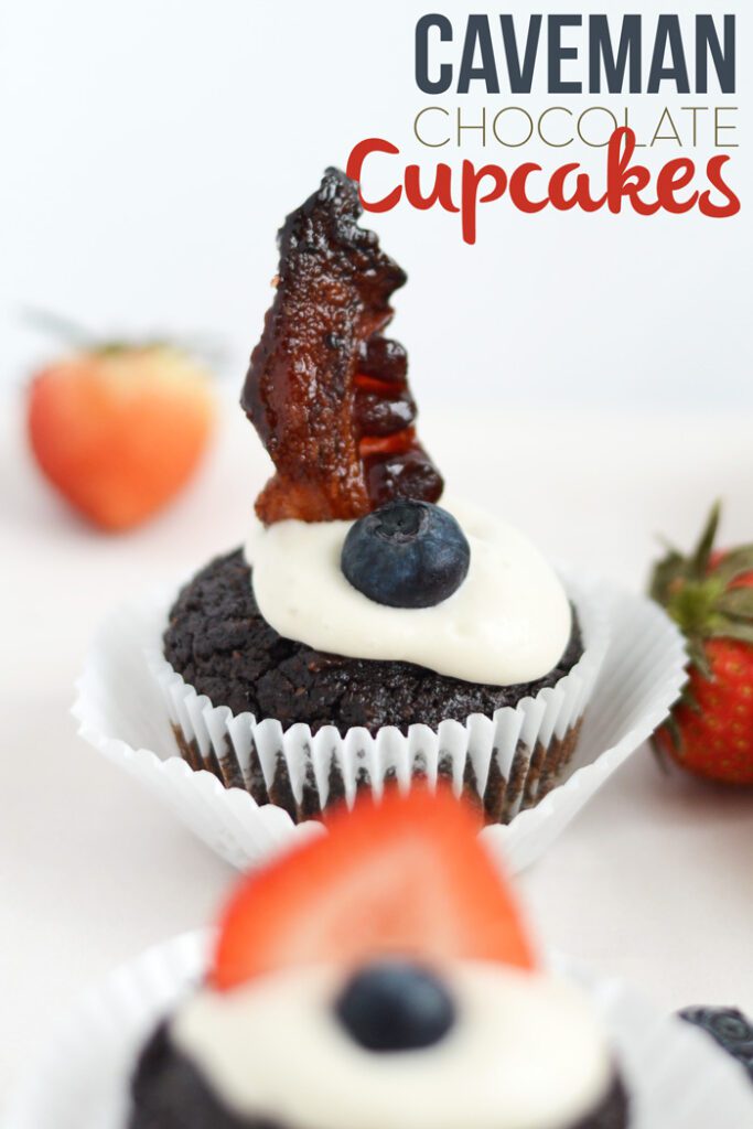 Caveman Chocolate Cupcakes