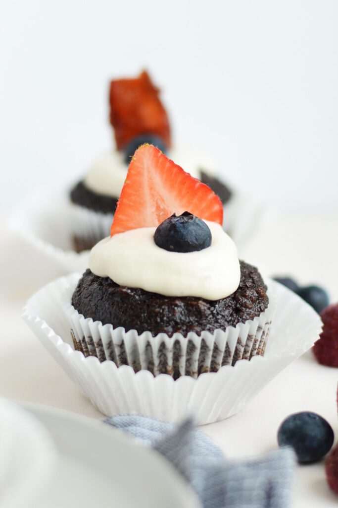 Caveman Chocolate Cupcakes