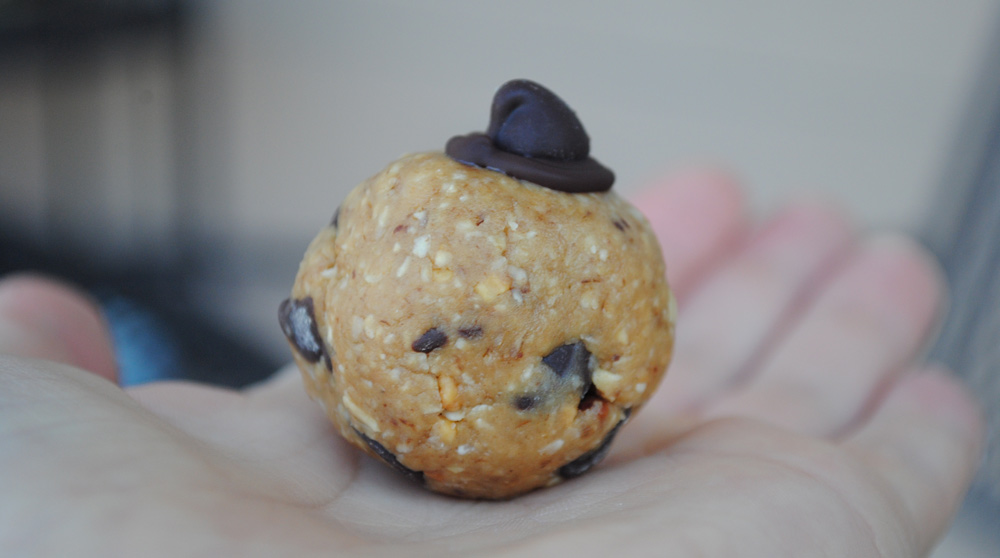 dark chocolate coffee peanut butter balls