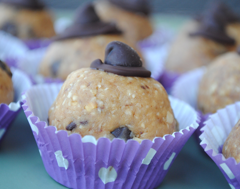 dark chocolate coffee peanut butter balls