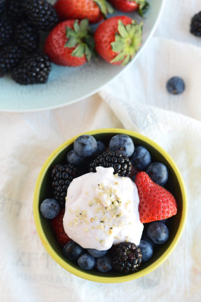 Creamy Strawberry Coconut Fruit Dip