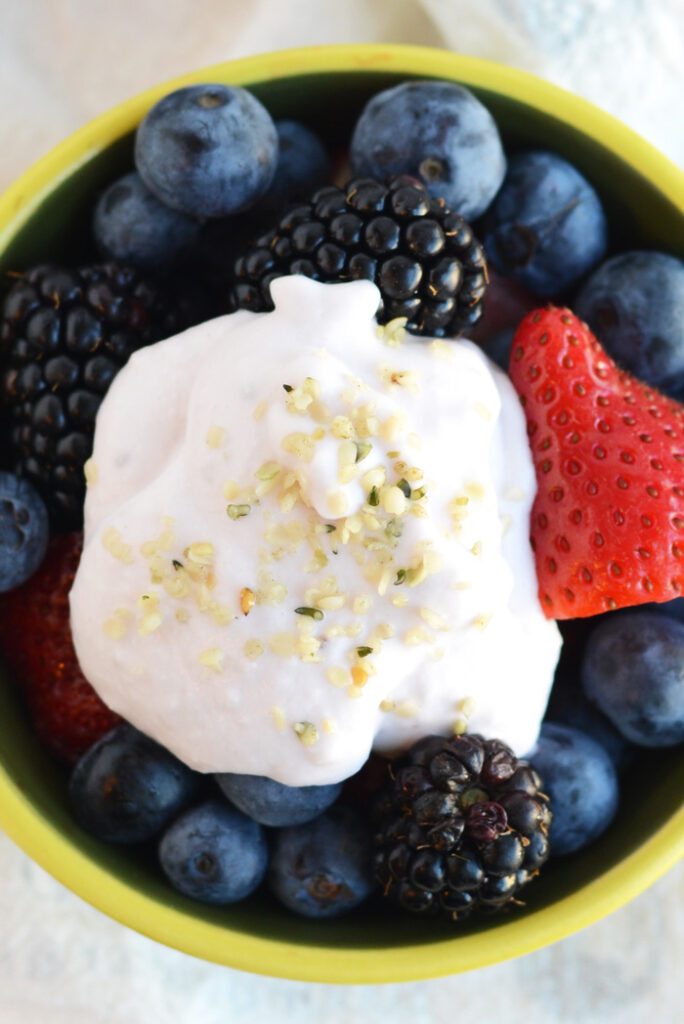 Creamy Strawberry Coconut Fruit Dip