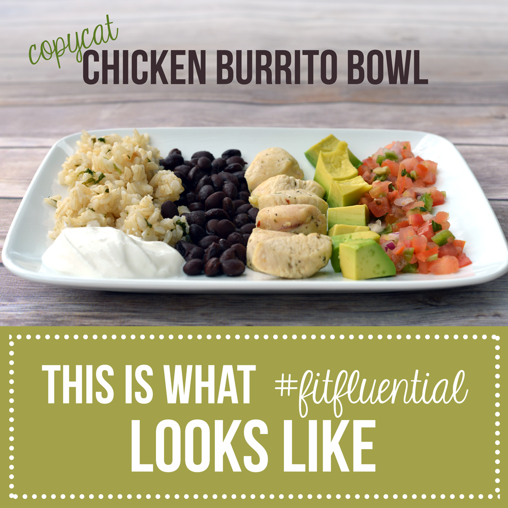 Copycat Chicken Burrito Bowl #glutenfree