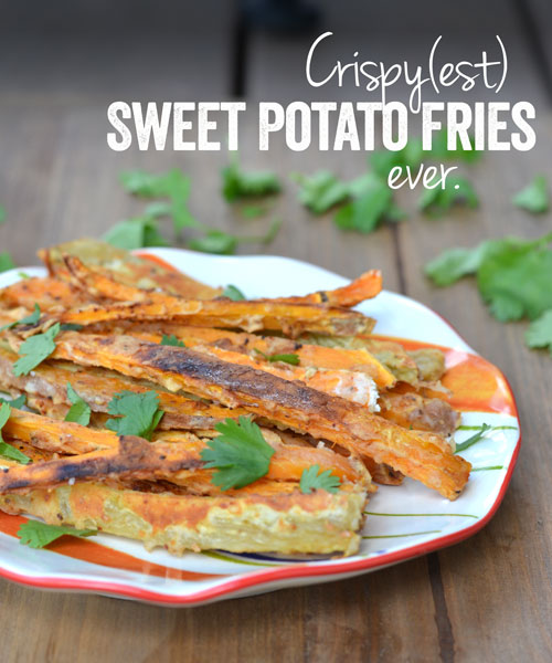 The Crispiest Sweet Potato Fries Ever"