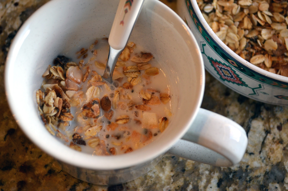 coconut chia granola