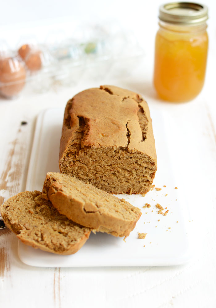 Gluten-Free Peanut Flour Banana Bread