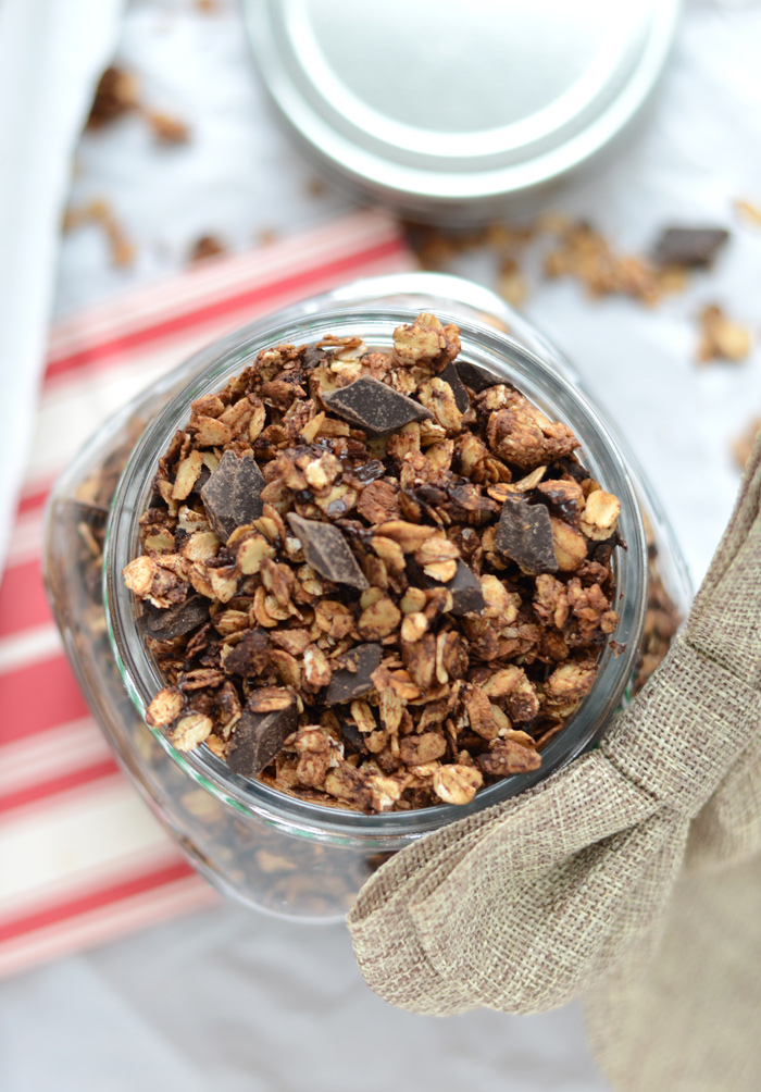 Gingerbread Chocolate Chunk Granola