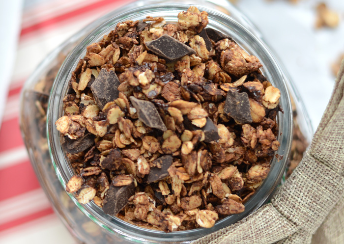 Gingerbread Chocolate Chunk Granola