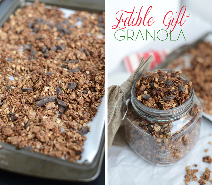 Gingerbread Chocolate Chunk Granola