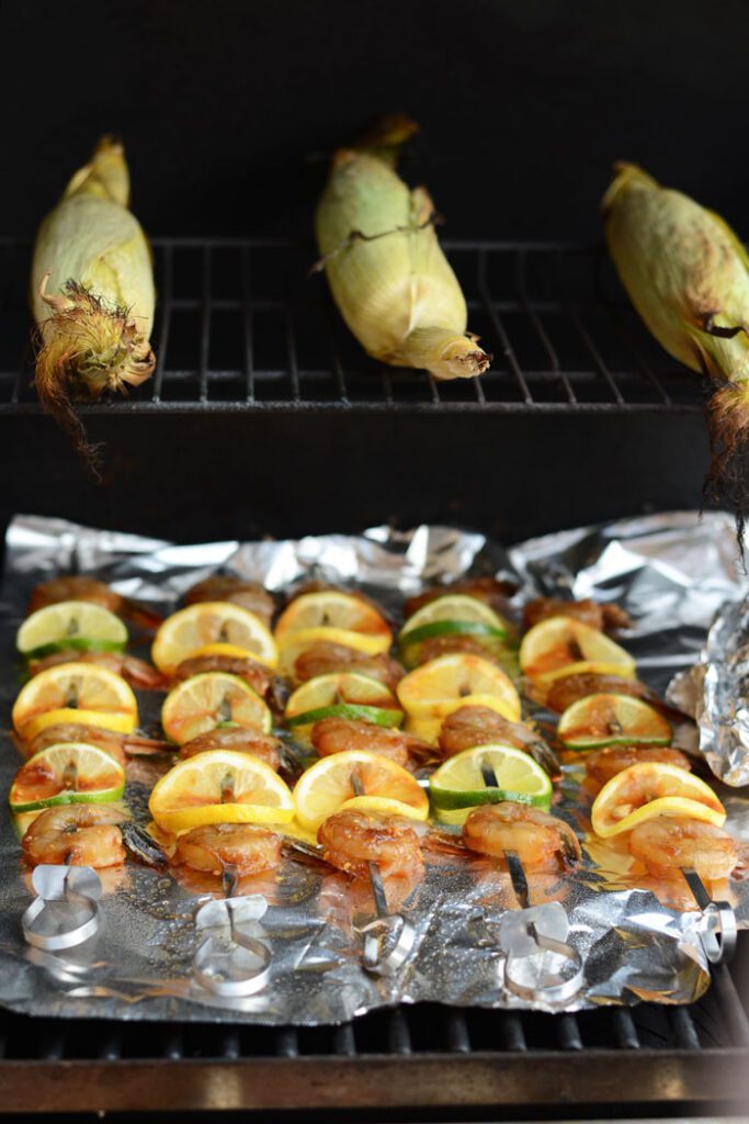 Lemon Lime Asian Shrimp Kebabs- the perfect summer app!