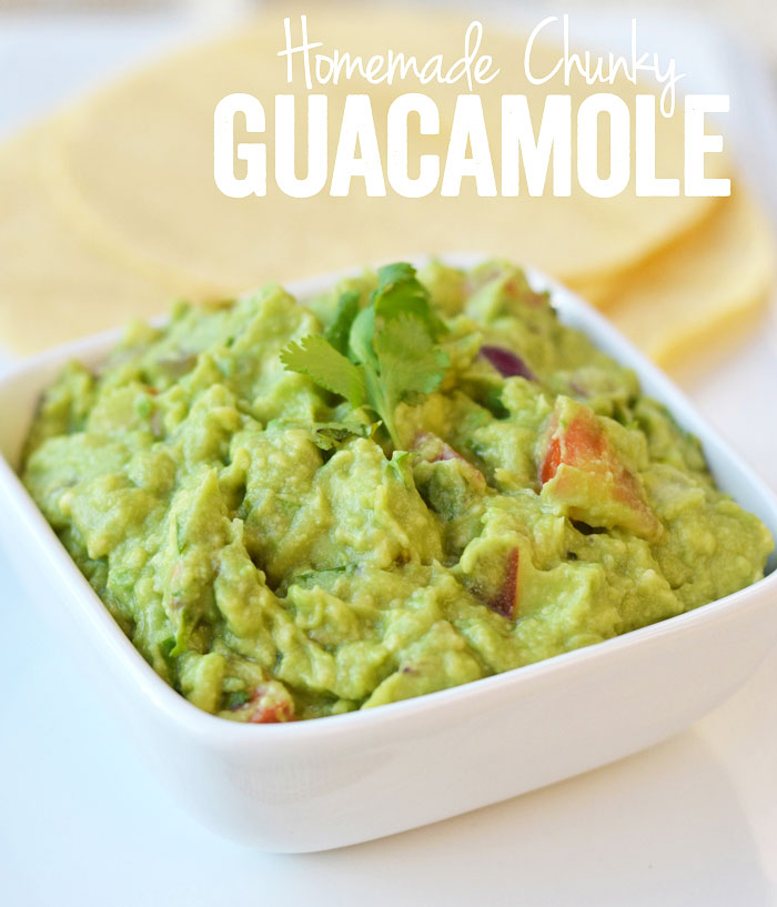 Homemade Chunky Guacamole