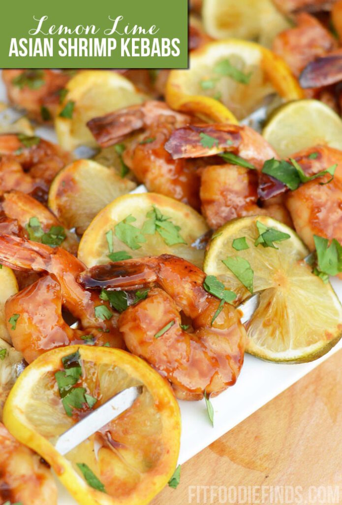 Lemon Lime Asian Shrimp Kebabs- the perfect summer app!