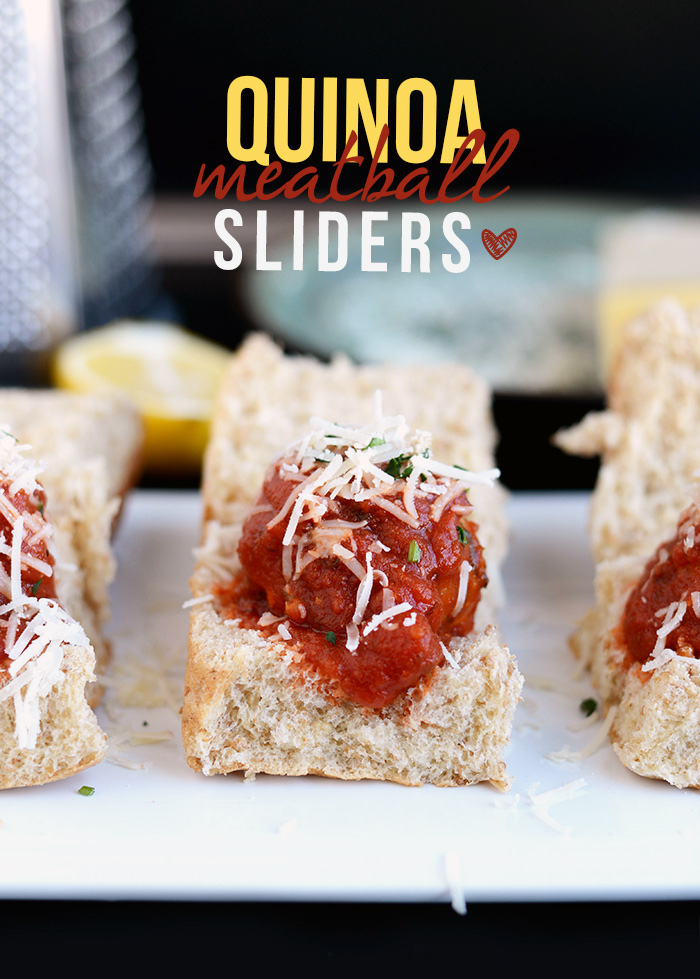 Turkey Quinoa Meatball Sliders