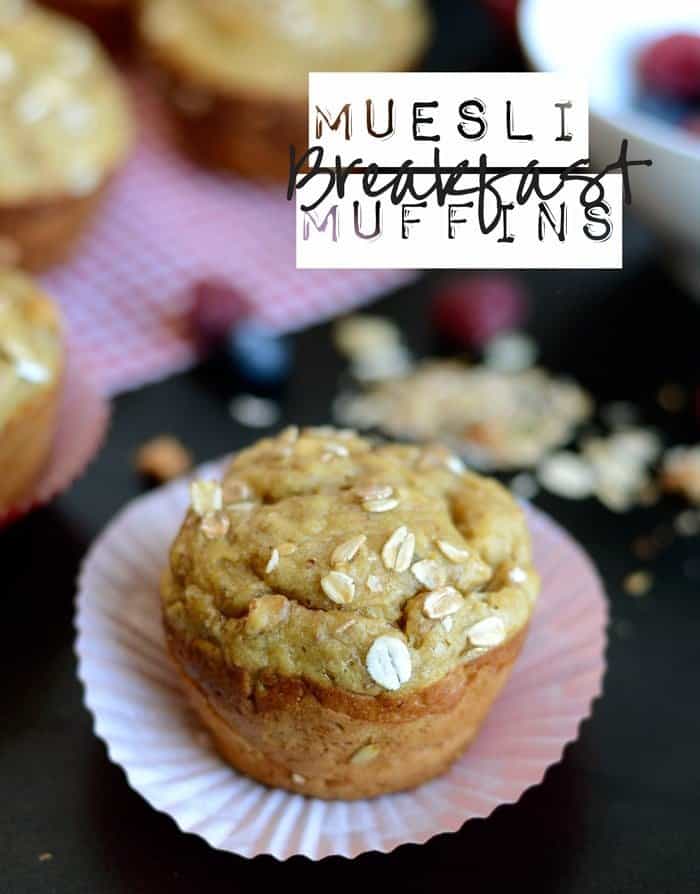 Gluten Free Muesli Breakfast Muffins