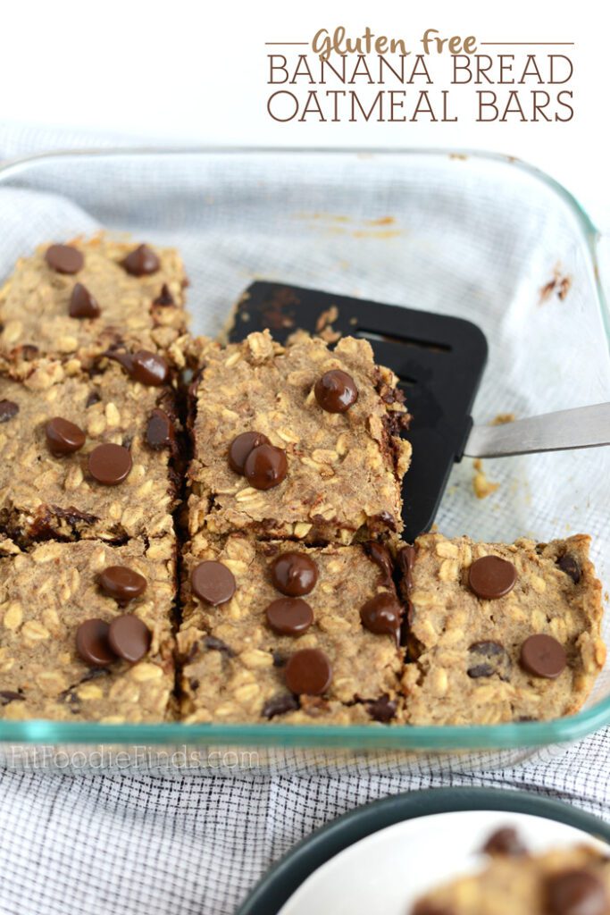 Gluten Free Banana Bread Oatmeal Bars