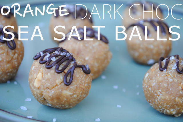 orange dark chocolate sea salt balls