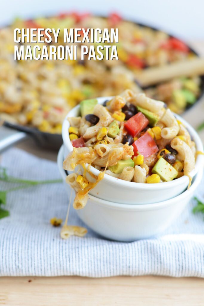 Cheesy Mexican Macaroni Pasta #GlutenFree #Healthy