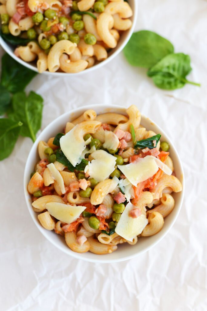  Peasy Pancetta Pasta #GlutenFree