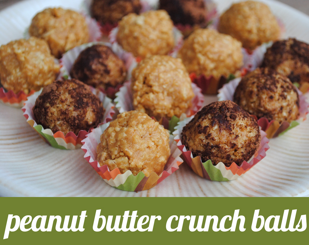 Peanut Butter Crunch Balls