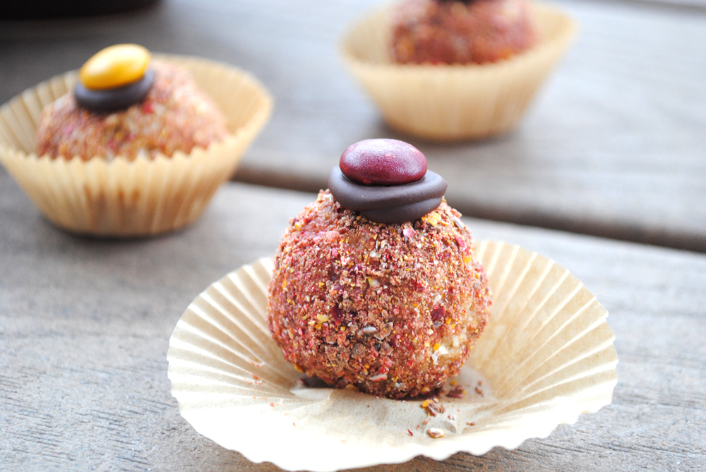 peanut butter choco crunch balls