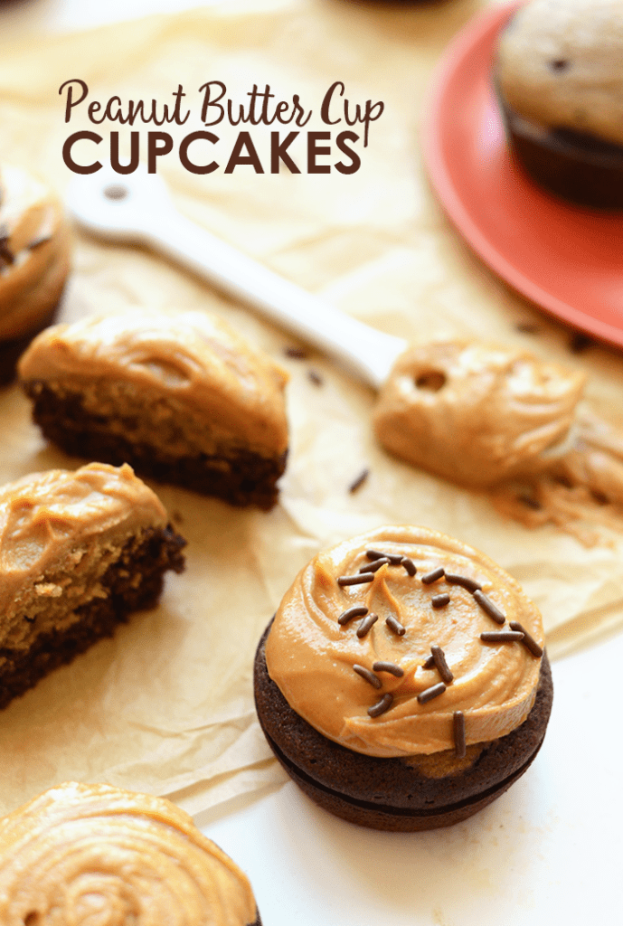 Have you cake and protein too! Make these healthy peanut butter cup cupcakes with 100% whole grains, all-natural sugar, and tons of protein! Top them with a lower-fat peanut butter protein frosting.