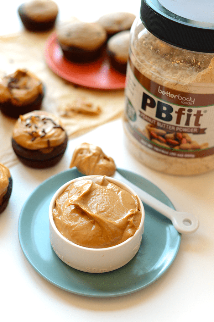 Have you cake and protein too! Make these healthy peanut butter cup cupcakes with 100% whole grains, all-natural sugar, and tons of protein! Top them with a lower-fat peanut butter protein frosting.