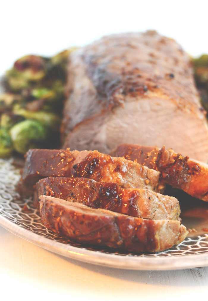 Maple Tamari Glazed Pork Roast