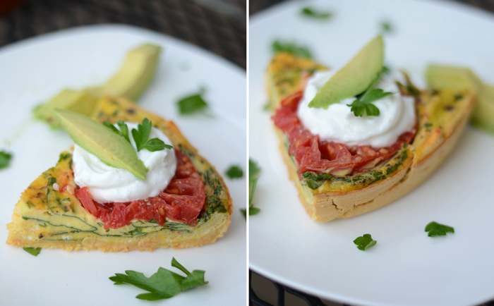 Grain Free Heirloom Tomato Quiche #grainfree #glutenfree