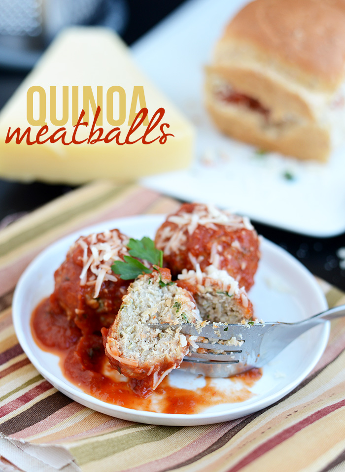 Turkey Quinoa Meatball Sliders