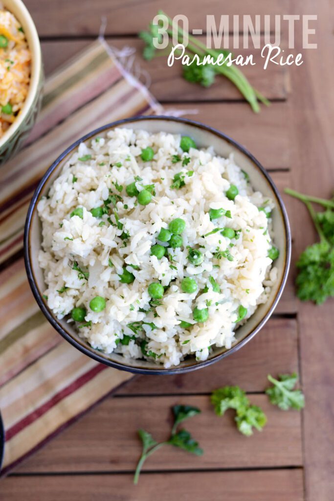 30 Minute Parmesan Rice