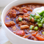 Roasted Red Pepper Quinoa Chili