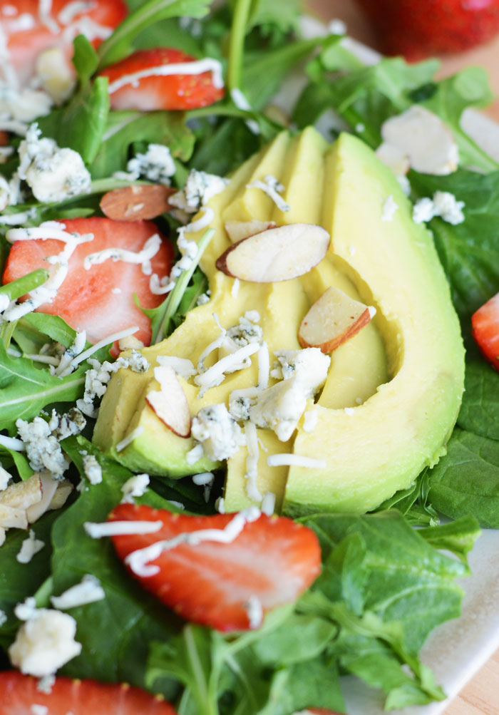 Strawberry Arugula Salad with Poppyseed Dressing