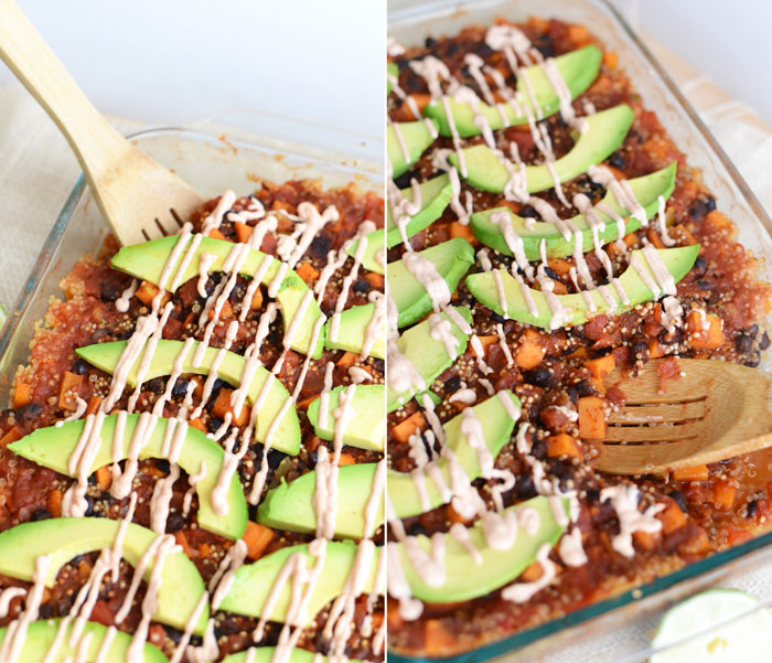 Mexican Quinoa and Sweet Potato Casserole