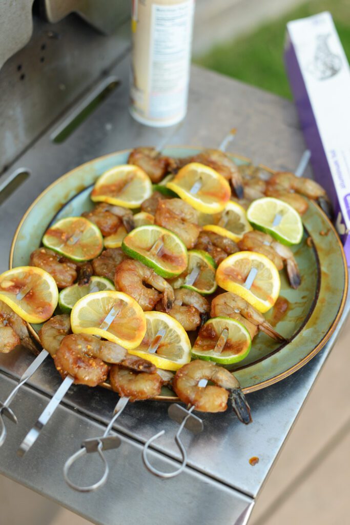 Lemon Lime Asian Shrimp Kebabs- the perfect summer app!