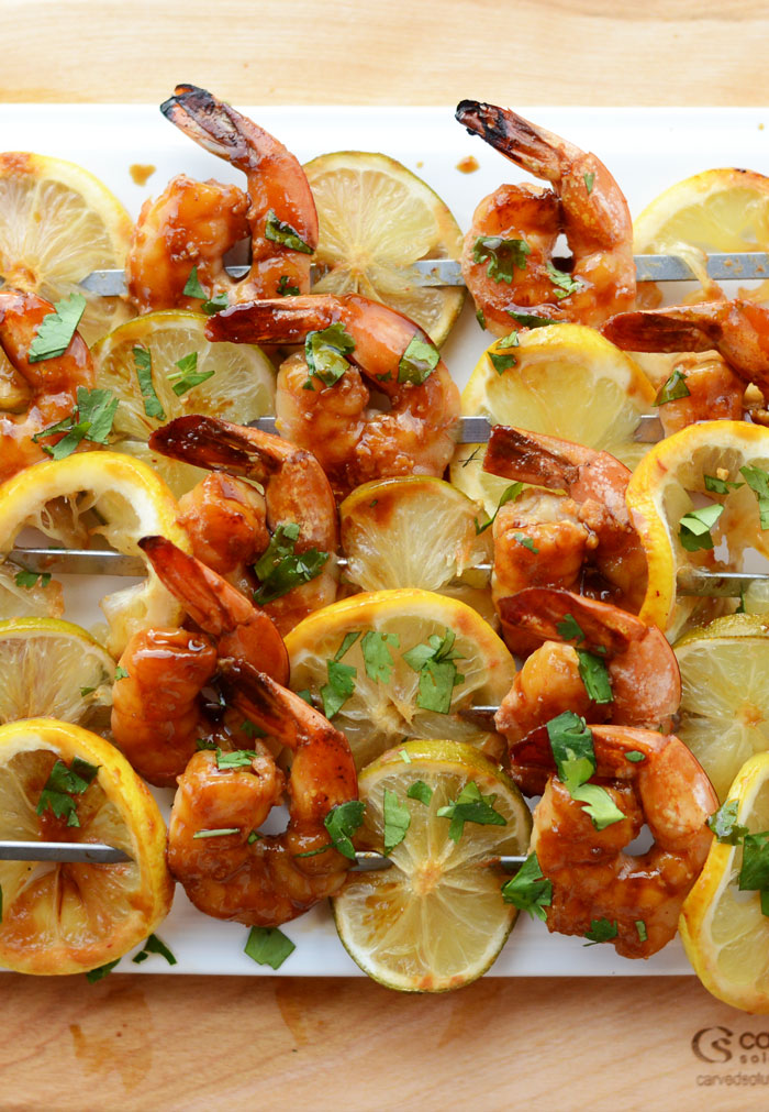 Lemon Lime Asian Shrimp Kebabs- the perfect summer app!