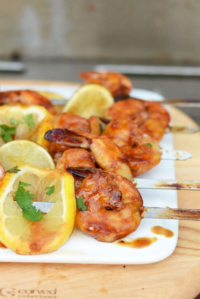 Lemon Lime Asian Shrimp Kebabs- the perfect summer app!