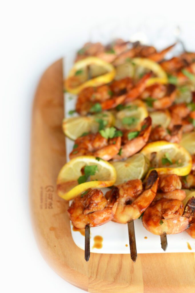 Lemon Lime Asian Shrimp Kebabs- the perfect summer app!