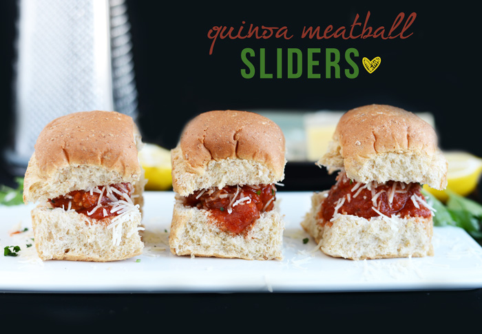 Turkey Quinoa Meatball Sliders