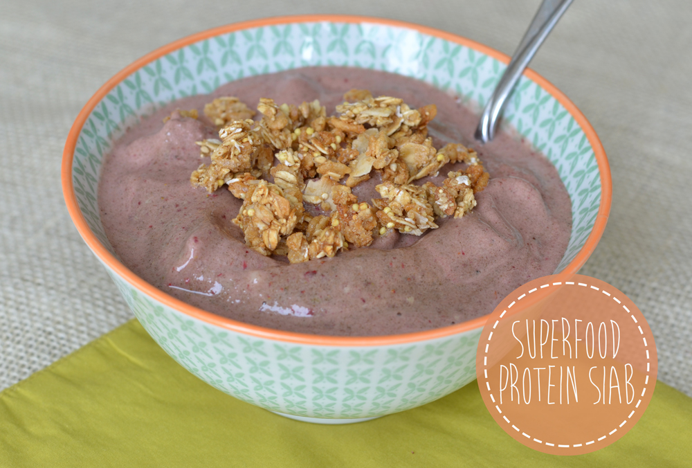 Superfood Protein Smoothie in a Bowl