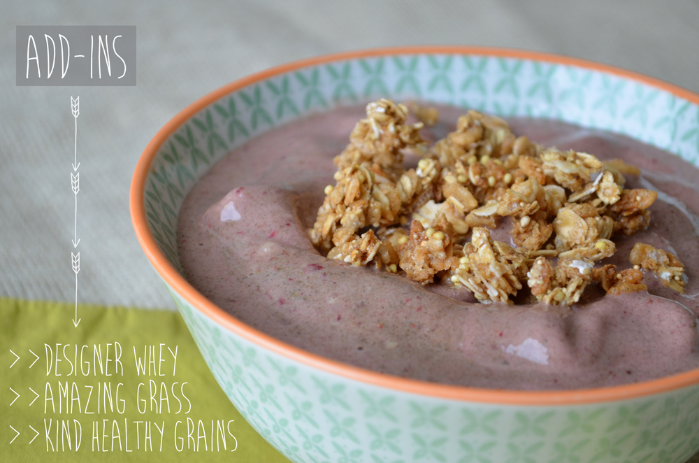 Superfood Protein Smoothie in a Bowl