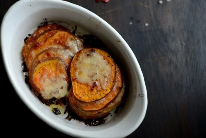 itty Bitty Sweet Potato Stacks