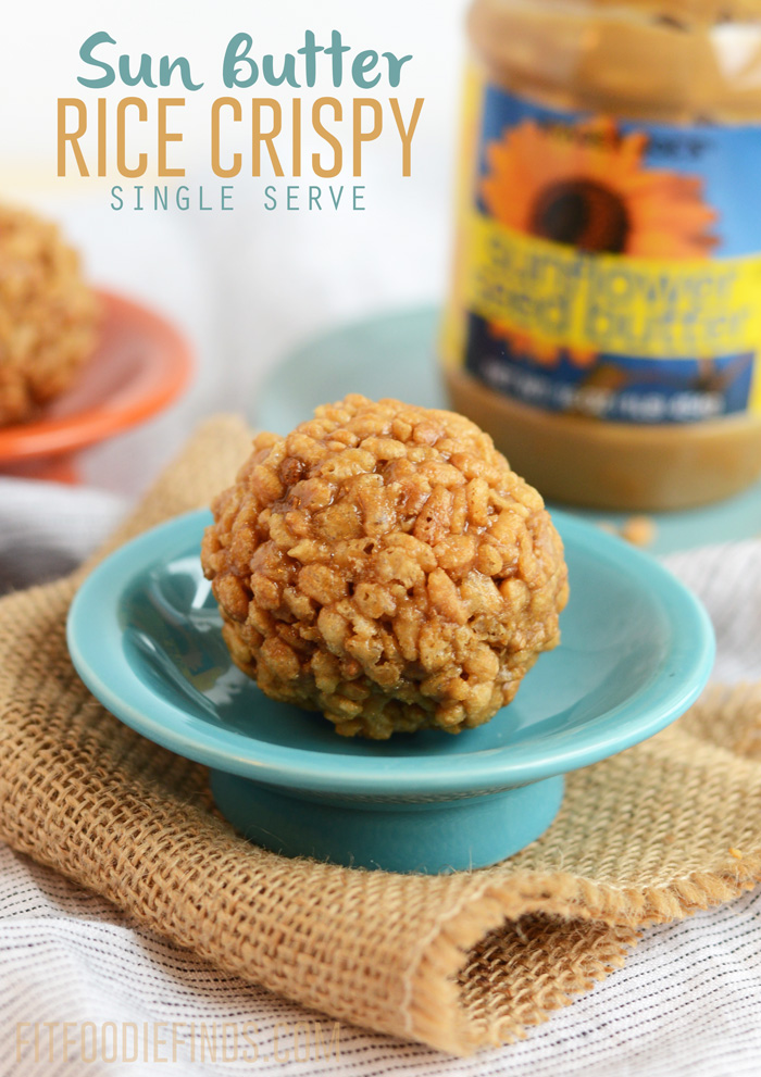 Single Serve Sun Butter Rice Crispy