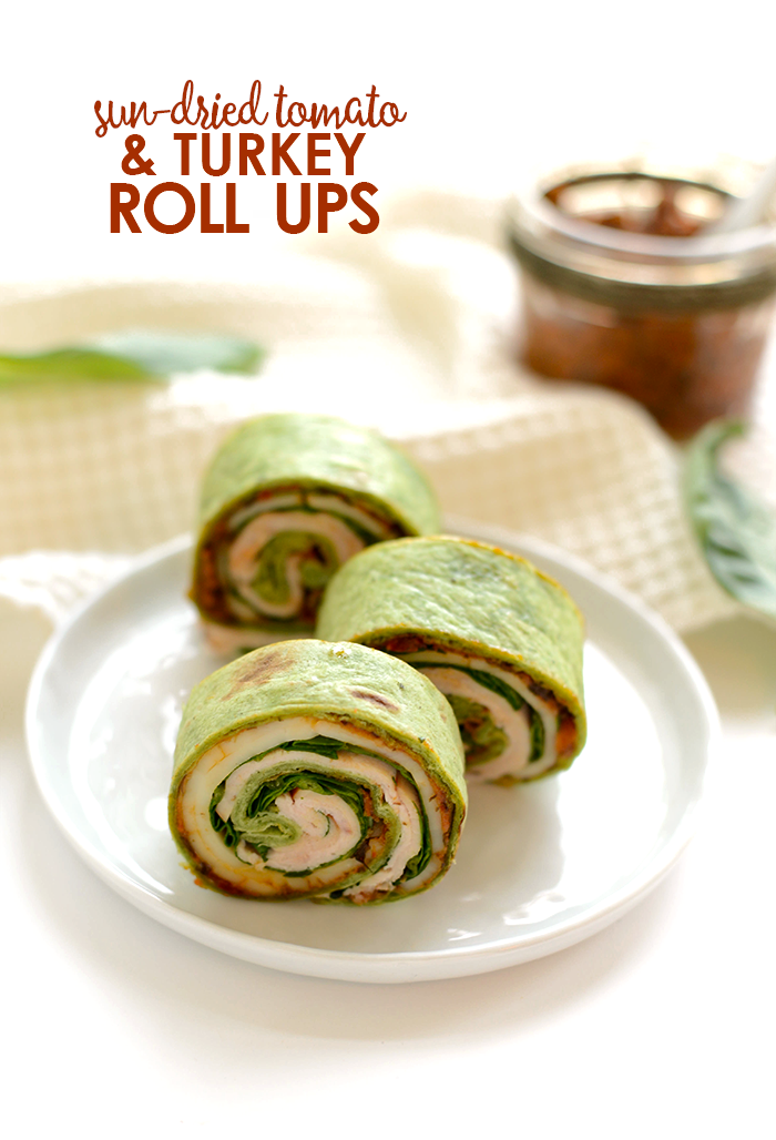 Sun-Dried Tomato Turkey Roll-Ups