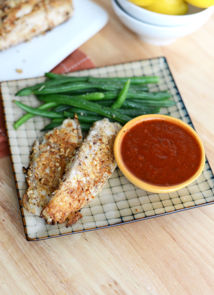 Super Simple Almond Encrusted Tilapia #dinner #cleaneats