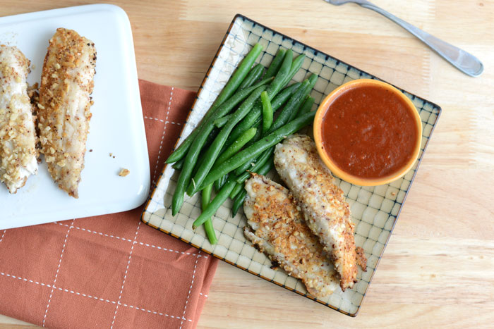 Super Simple Almond Encrusted Tilapia #dinner #cleaneats