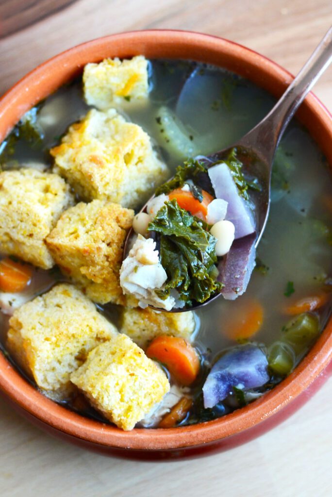 Gluten-Free Tuscan Turkey and Vegetable Soup