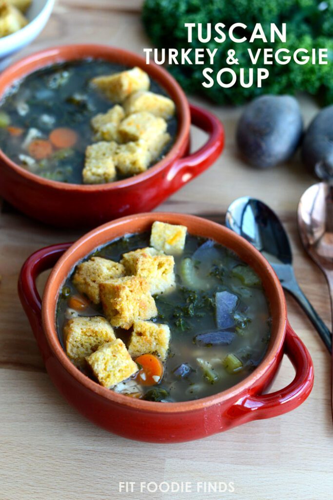 Gluten-Free Tuscan Turkey and Vegetable Soup