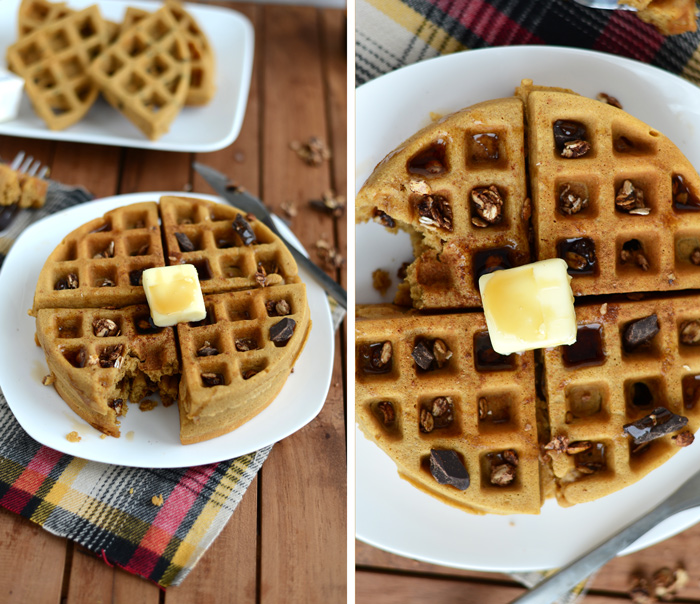 Gluten Free Gingerbread Spice Waffles