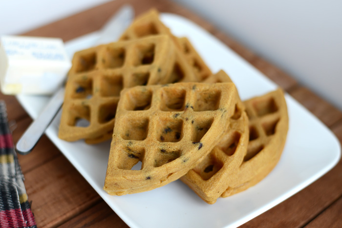 Gluten Free Gingerbread Spice Waffles