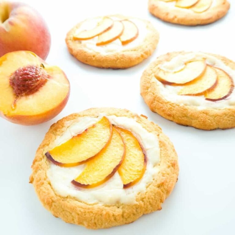 Peach Cream Cheese Danish (Low Carb, Gluten-free)